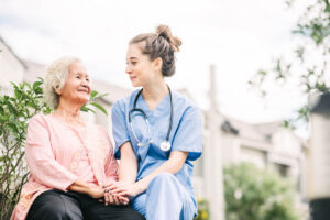 Senior asks nurse, "where can I find long term skilled nursing care in Houston?"