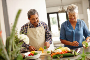 Two chefs discuss nutrition tips for seniors in assisted living